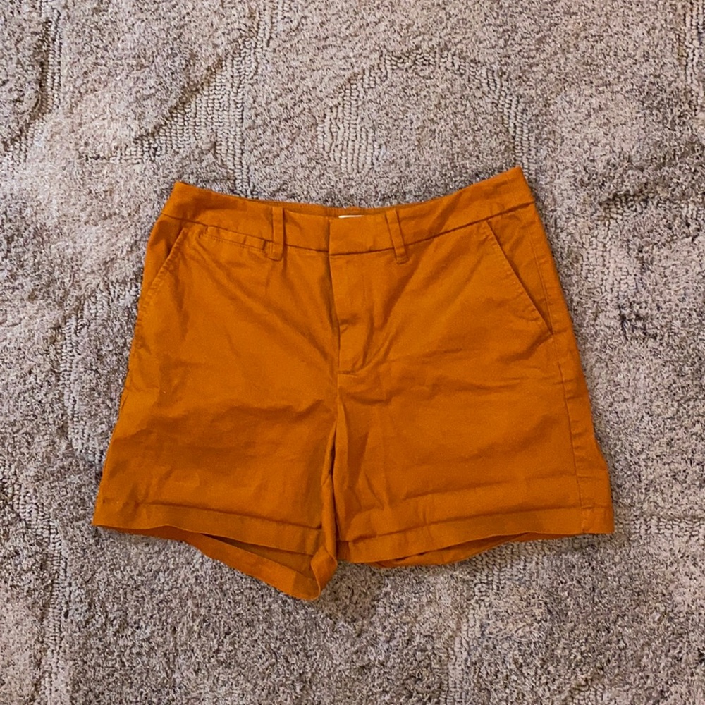Casual Burnt Orange Shorts